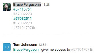 Access to associated tasks width=