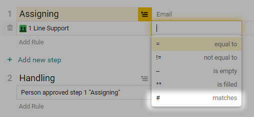 Workflow by email mask