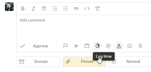 Time tracking in Pyrus