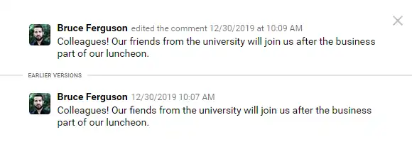Comment edited
