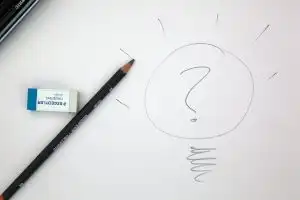 circled question mark