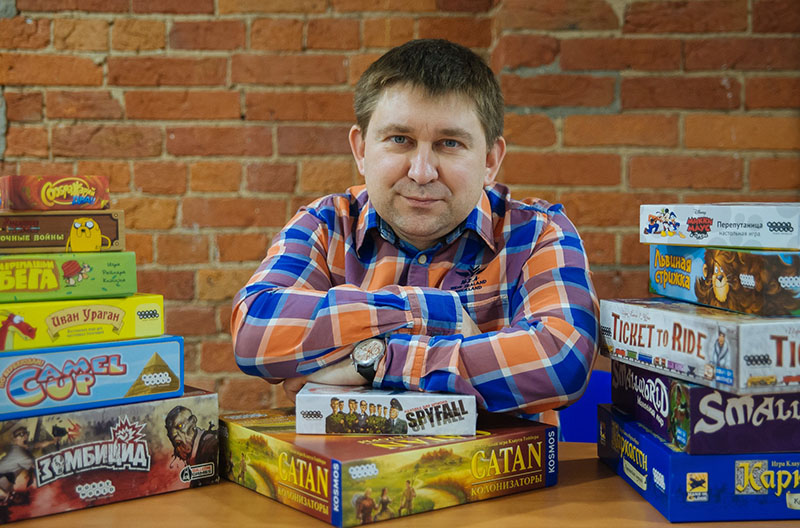 Михаил Акулов, генеральный директор и сооснователь издательства Hobby World. Фото: Макс Новиков.